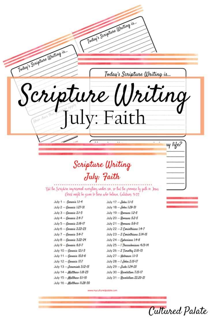 scripture writing is a wonderful bible study plan.
