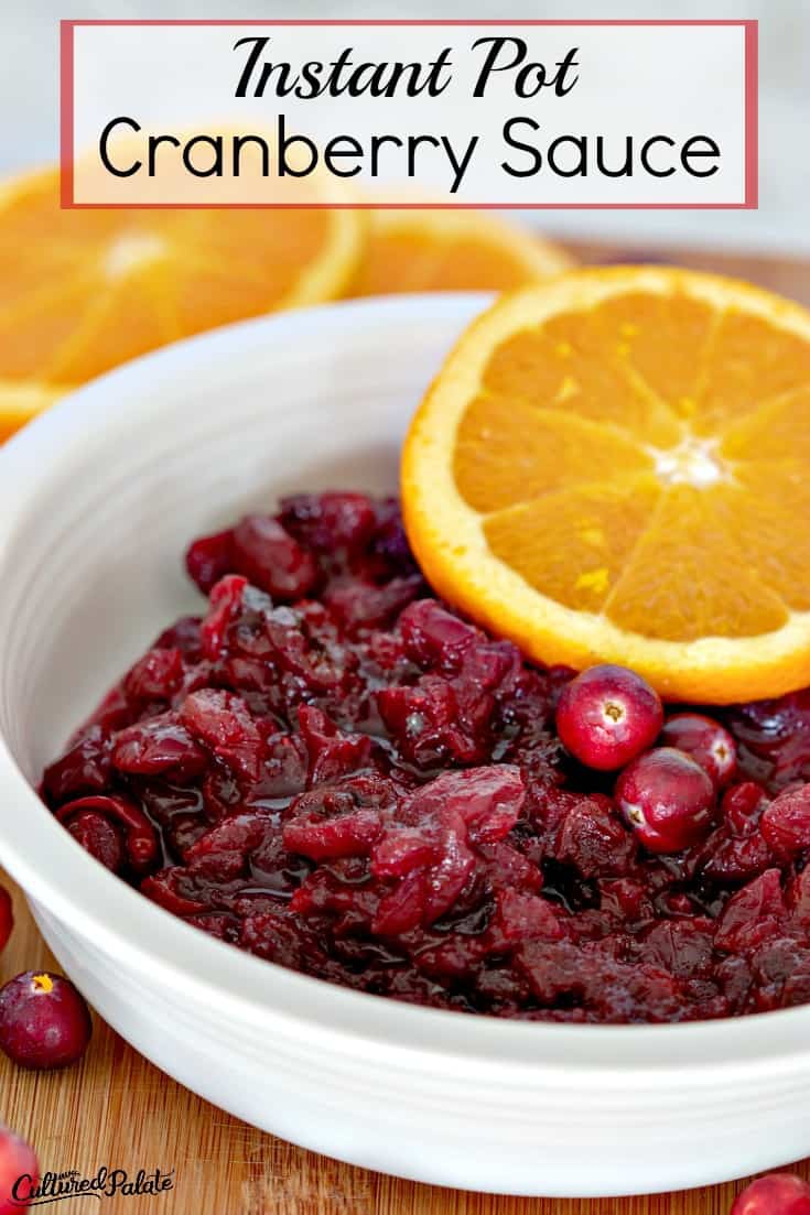 instant pot cranberry sauce recipe