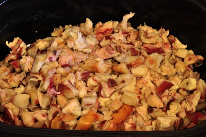 beef fat in roaster for tallow