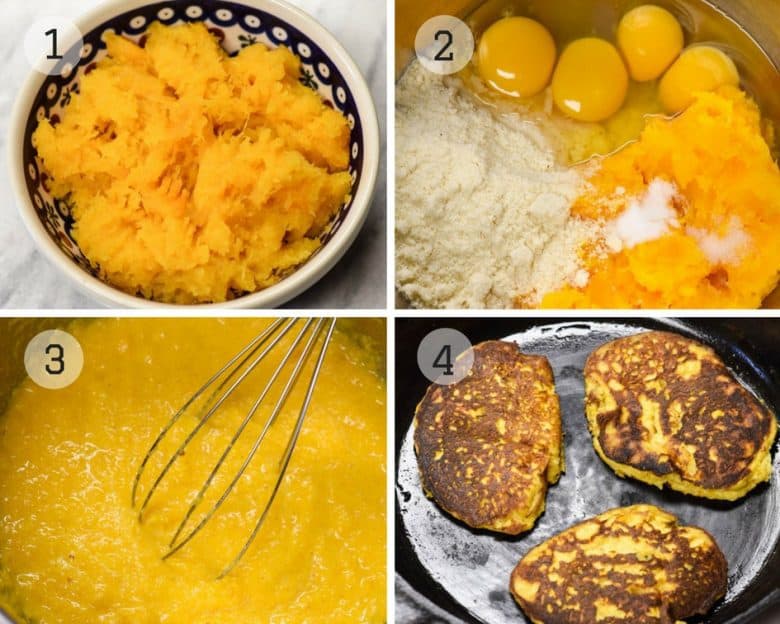 photos showing How to Make Butternut Squash Step by Step