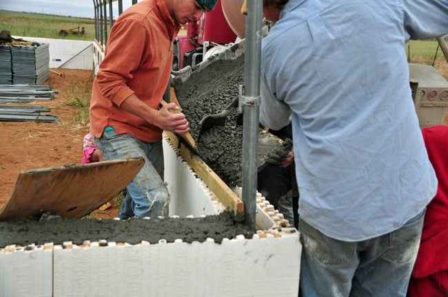 concrete in ICF