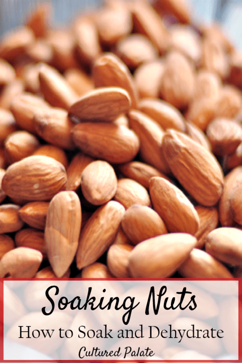 Soaking Nuts shown in bowl from the post How to soak and dehydrate nuts