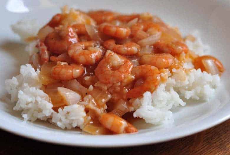 Stir Fry Chinese Shrimp with Tomato Sauce Recipe