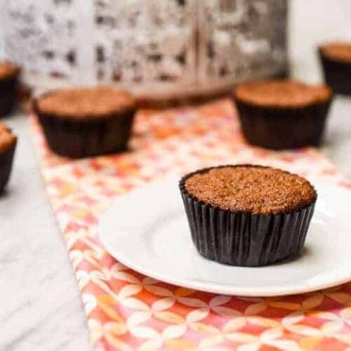 Carrot Muffins - Healthy Muffins shown on table plated