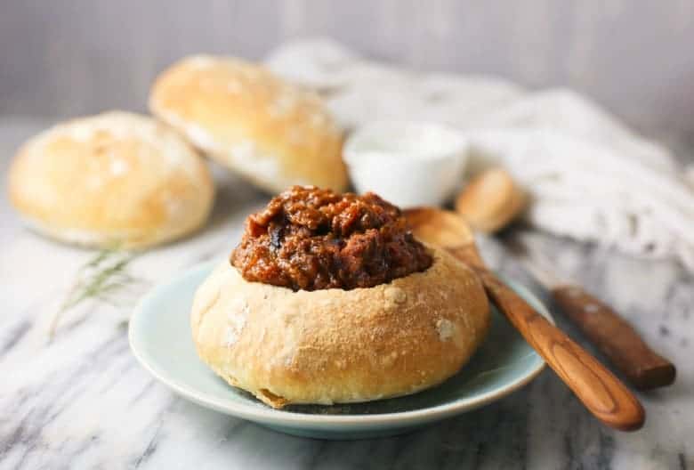 Sourdough bread with the bread bowl, Recipe