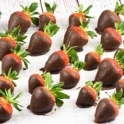 Chocolate Covered Strawberries with Coconut Oil Chocolate