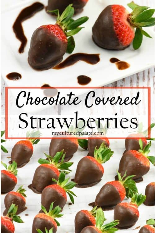 Chocolate Covered Strawberries collage of dipped strawberries