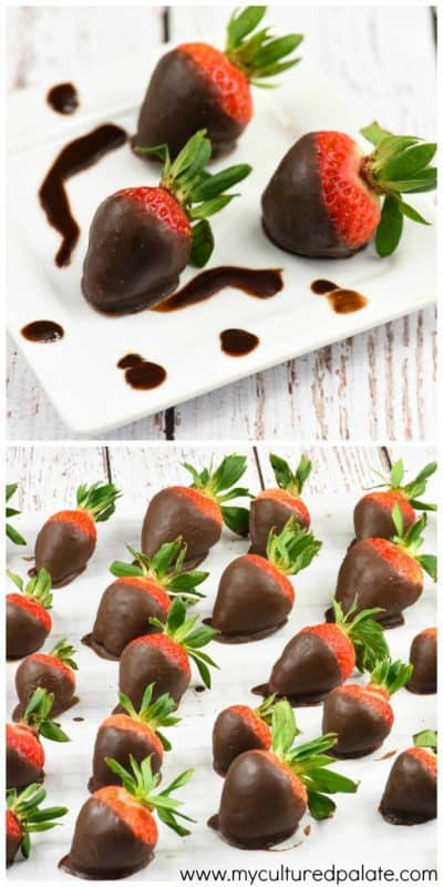 Healthy Chocolate Covered Strawberries - Splurge with Ella