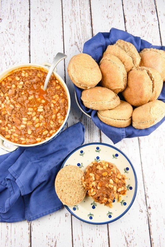 Easy Sloppy Joes With Beef and Beans - Cultured Palate