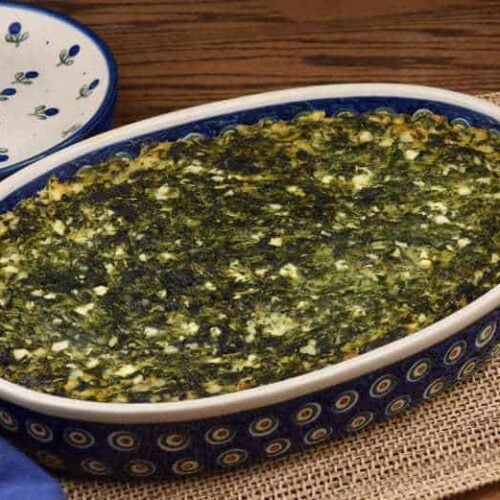 Crustless Spinach Quiche