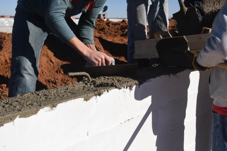 ICF House Front Porch