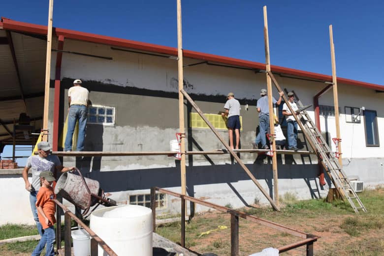 Applying EIFS on ICF Blocks