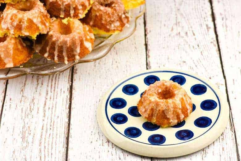 A photo of Lemon Tea Cakes on a plate made from lemon tea cakes recipe