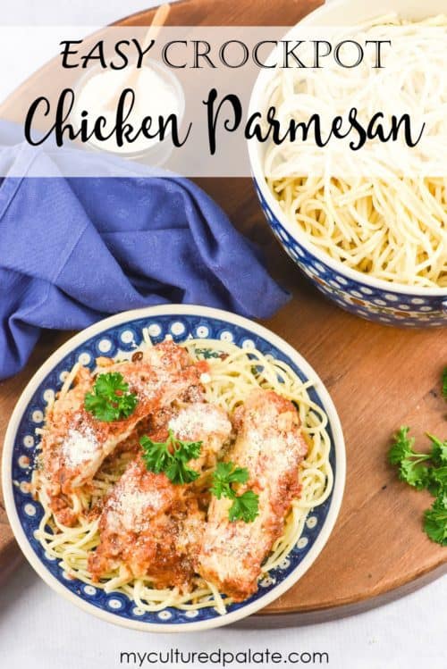 Easy Crock Pot Chicken Parmesan