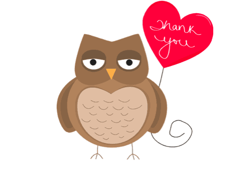 Free Printable Thank You Cards owl