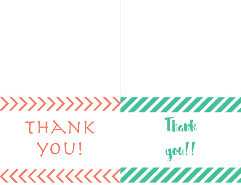 Free Printable Thank You Cards - Thank You Page