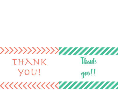 Free Printable Thank You Cards - Cultured Palate