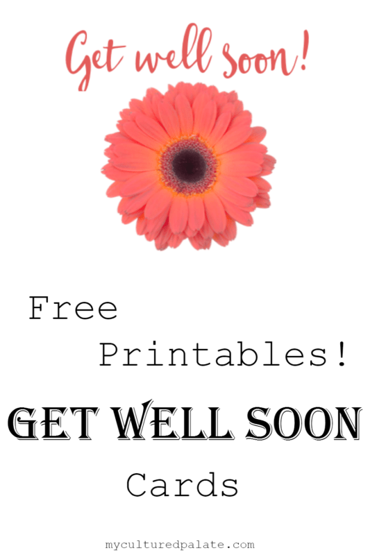 Get Well Cards Free Printable