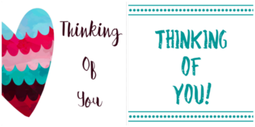 Free Printable Thinking of You Cards - Cultured Palate