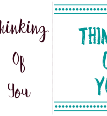 free printable thinking of you cards