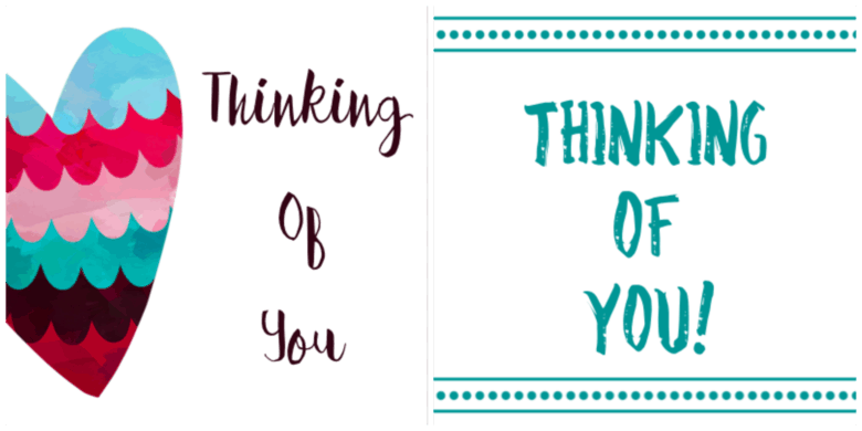 Free Printable Thinking of You Cards Cultured Palate