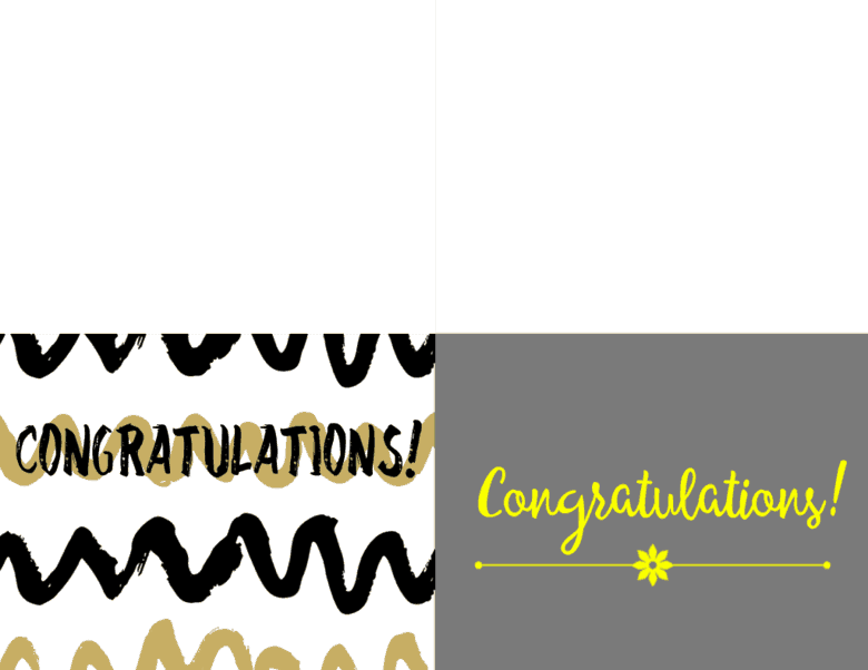 Congratulations Cards - Free Printables - Cultured Palate