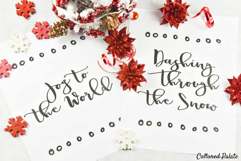 Free Printable Christmas Wall Art