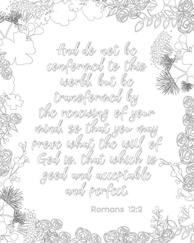 Romans 12 6 Coloring Page Coloring Pages