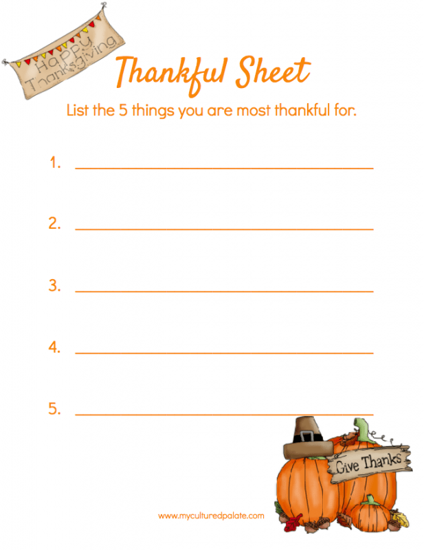 Thanksgiving Activity set