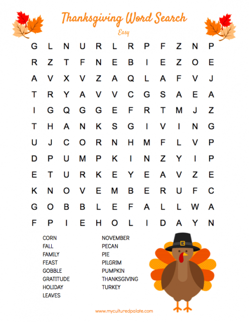 Free Thanksgiving Activity Set - Bookmarks, Puzzles, Place Cards ...