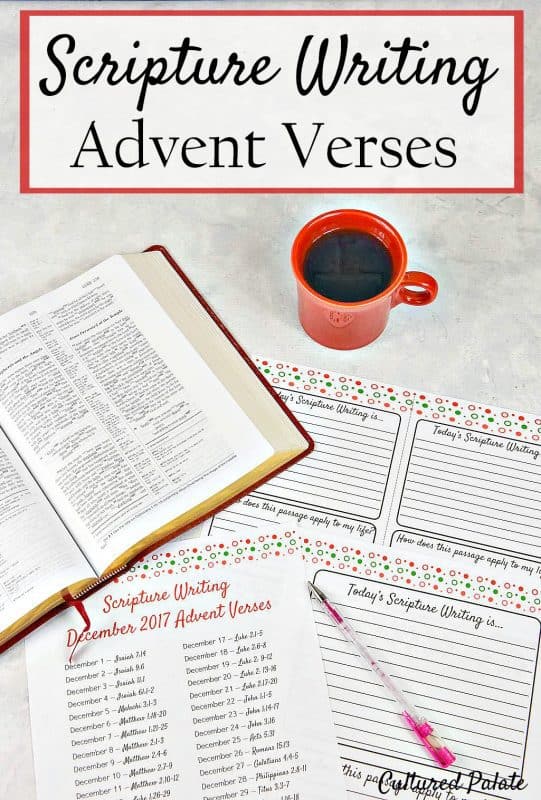 Scripture Writing Advent Verses