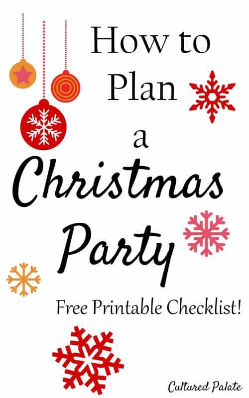 Planning a Christmas Party