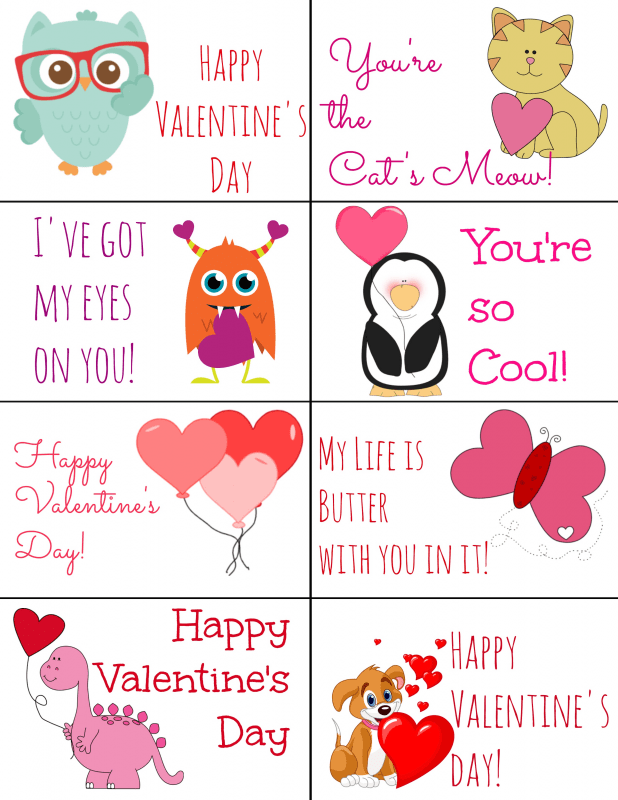 Valentine's printable cards en Español – Cuentology