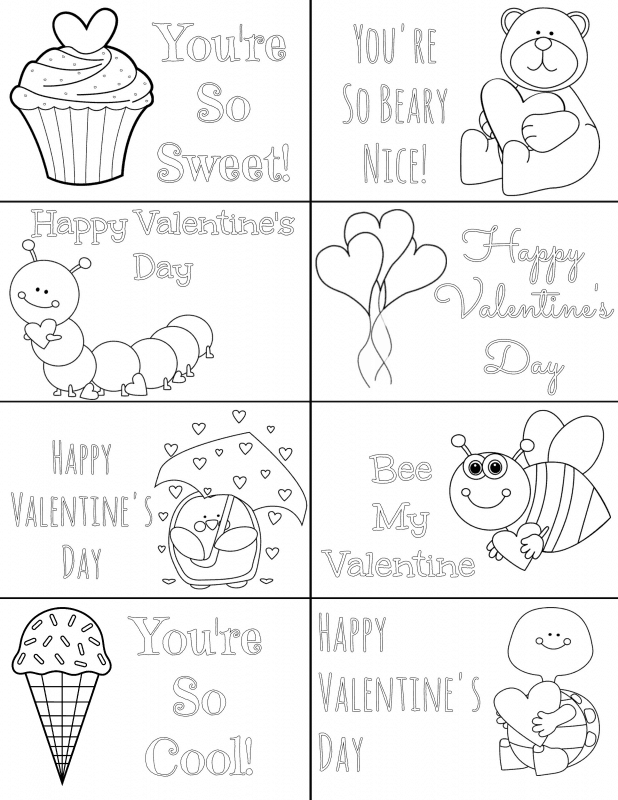 Printable Valentine's Cards - Cultured Palate