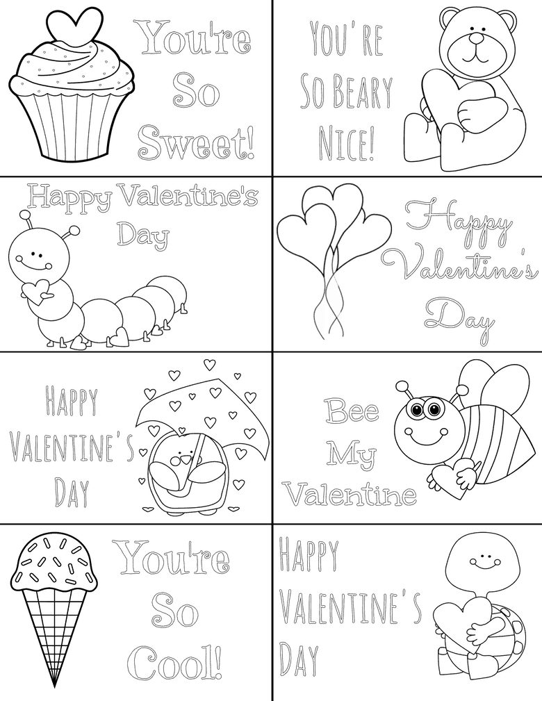 Printable Valentine's Cards - Cultured Palate