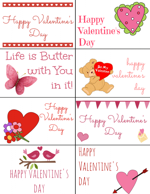 Printable Valentine's Cards 