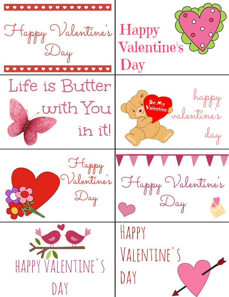 Printable Valentine's Cards - Cultured Palate