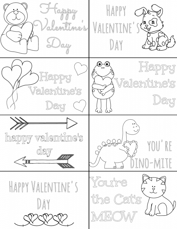 Printable Valentine's Cards - Cultured Palate