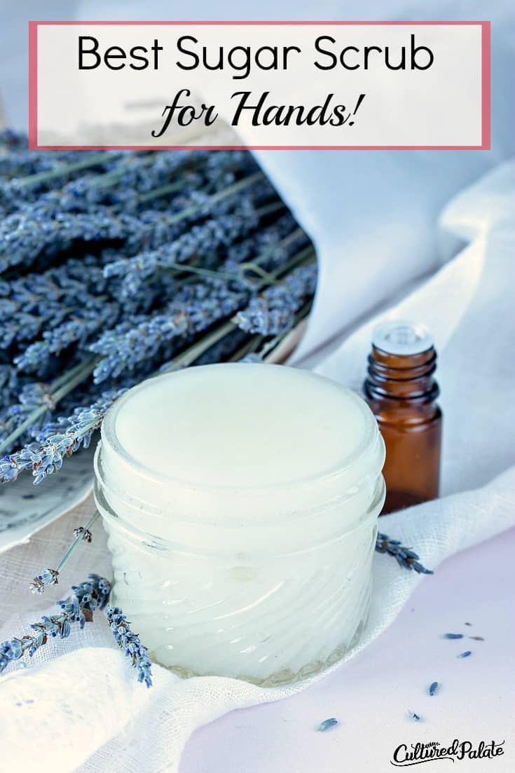 Easy DIY Sugar Scrub For Dry Cracked Hands