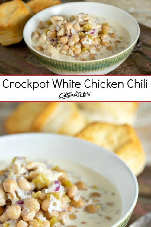 Chicken Chili Crockpot Recipe - Cultured Palate
