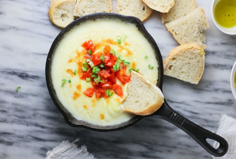 smoked mozzarella fonduta